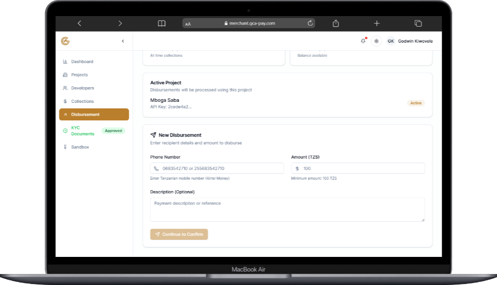 GCA Pay Disbursements Dashboard